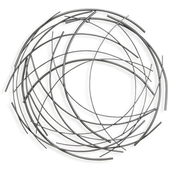 Zeaji Contemporary Abstract Decorative Round Wall Decor